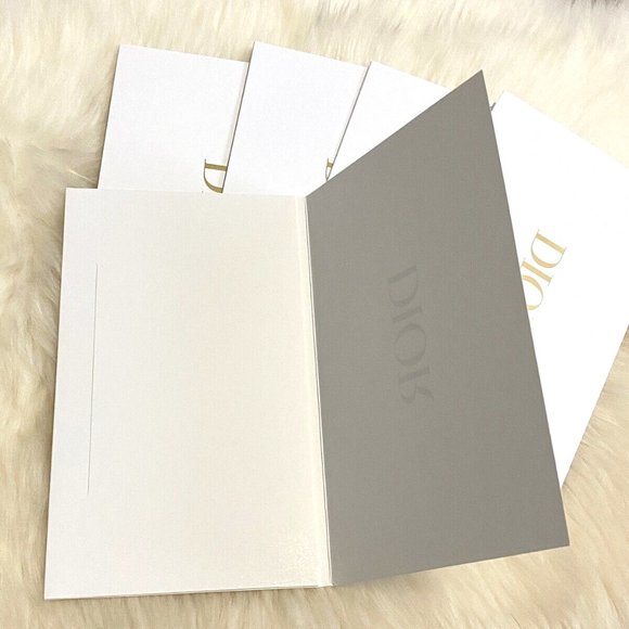 Dior Receipt White Holder Envelope x 5 - Picture 3 of 3